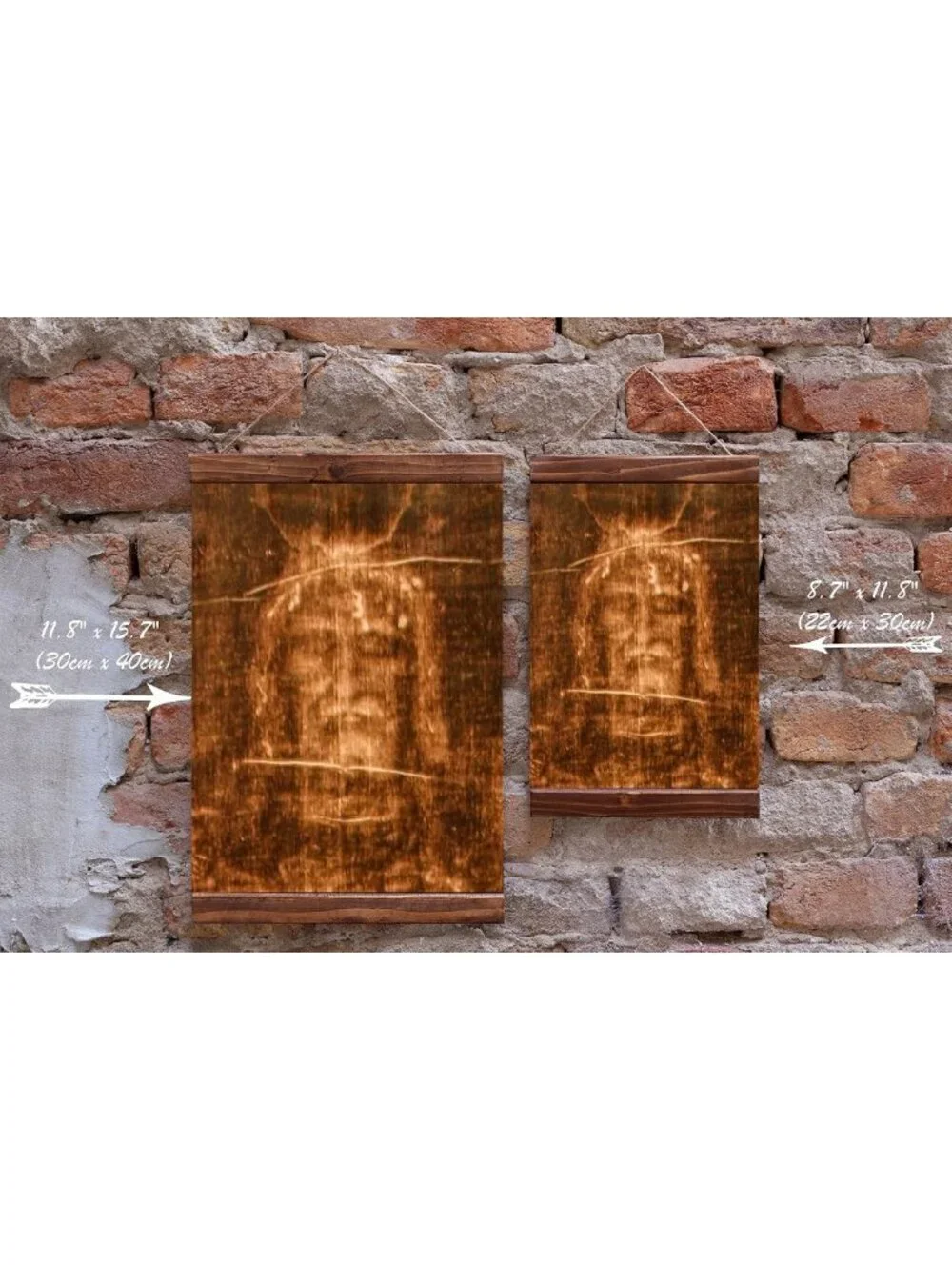 Jesus Face Shroud Canvas Print - Framed Christian Wall Art - Spiritual Home